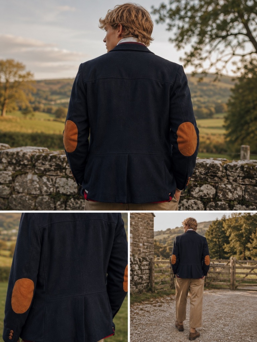 Vintage Pendleton Men’s Blazer 42L Navy Wool Preppy Rugby Ivy League Jacket - Picture 2 of 11
